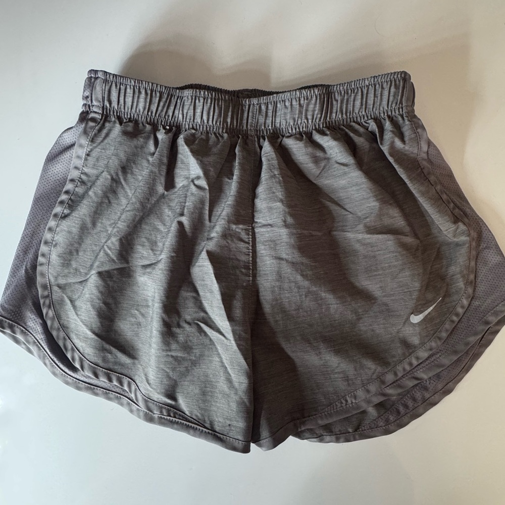 Nike Gray Athletic Shorts Lightweight Elastic Waist